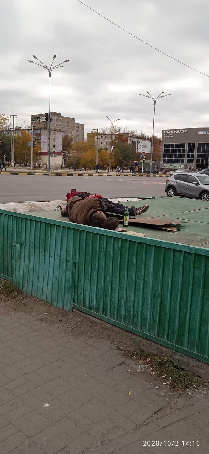 Center of Temirtau, Kazakhstan - Kazakhstan, Temirtau, Longpost, Street photography