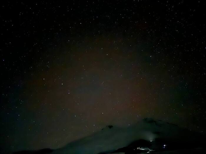 Ursa bears on Elbrus - My, Big Dipper, Ursa Minor, Elbrus, Live, Streamers, Стрим, Twitchtv, Stars, Starry sky, Astrophoto