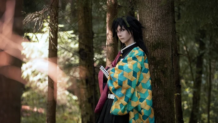 My Tomioka cosplay - My, Cosplay, Tomioka Giyuu, Kimetsu no yaiba, Cosplayers, Anime, The photo