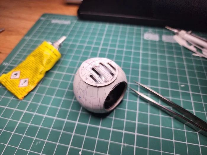 TIE Interceptor. Модель от UHU02 - Моё, Papercraft, Да пребудет с тобой сила, Star Wars, Хобби, Бумага, Поделки, Космос, Фантастика, Моделизм, Своими руками, Рукоделие с процессом, Длиннопост