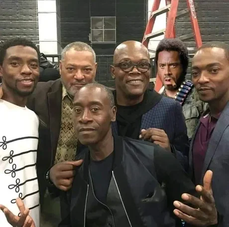 All the famous black actors from the Marvel Cinematic Universe - Humor, Robert Downey Jr., Marvel, Blackface, Black people, Telegram (link), Actors and actresses, Soldiers of failure