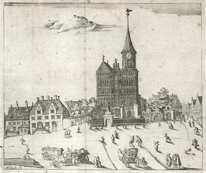 Кафедральный собор в 1716 г.