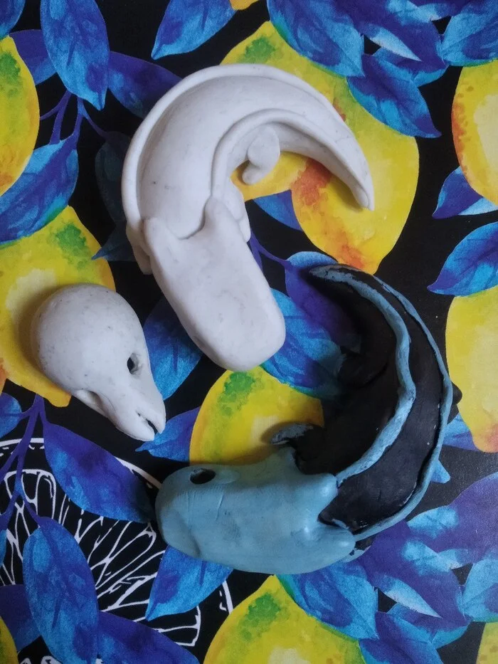 Clay lizards - My, Rain World, Polymer clay, Lizard, Needlework without process