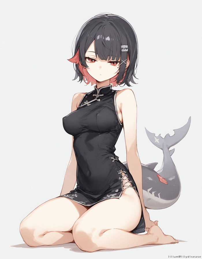 Ellen Joe #008 , Anime Art, Zenless Zone Zero, Ellen Joe (zzz), , , , 