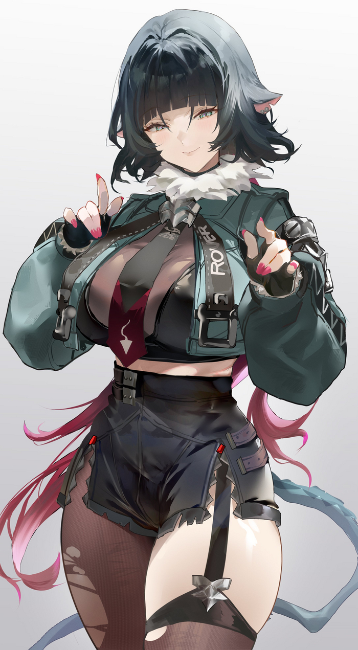 Jane Doe Zenless Zone Zero, Jane Doe (zzz), , , , Anime Art, , Animal Ears