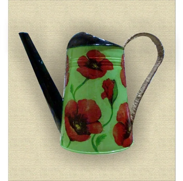 Watering can - My, Artist, Decoupage, Watering can