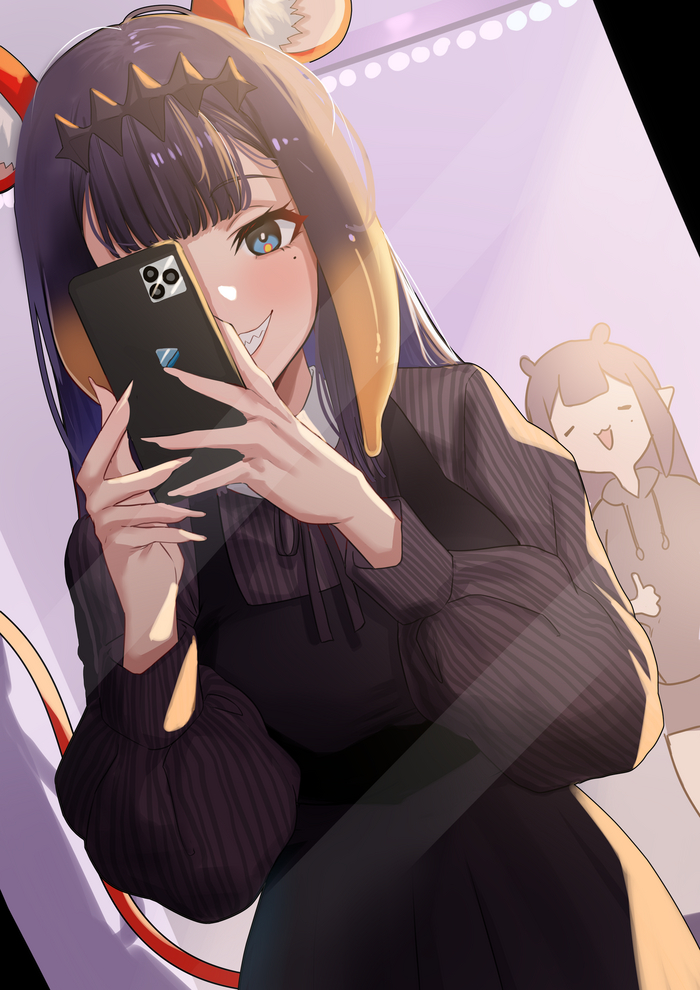 Ninomae Ina'nis? Anime Art, , Virtual YouTuber, Hololive, Ninomae Inanis, Hakos Baelz