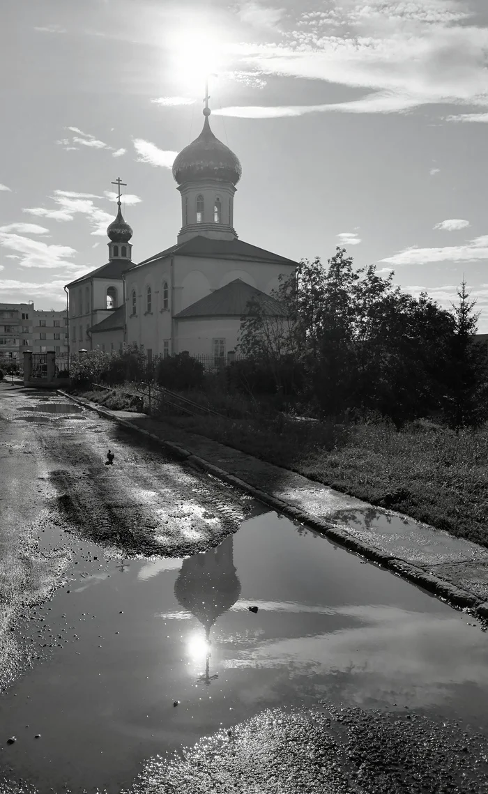 Дорога к храму - Моё, Мобильная фотография, Храм, Дорога