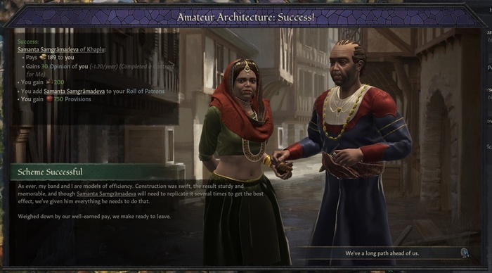 Успешное выполнение контракта.