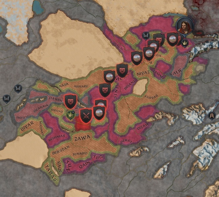 Для путешествий безземельного искателя приключений действует механика безопасности путешествий, представленная в Tours & Tournaments.