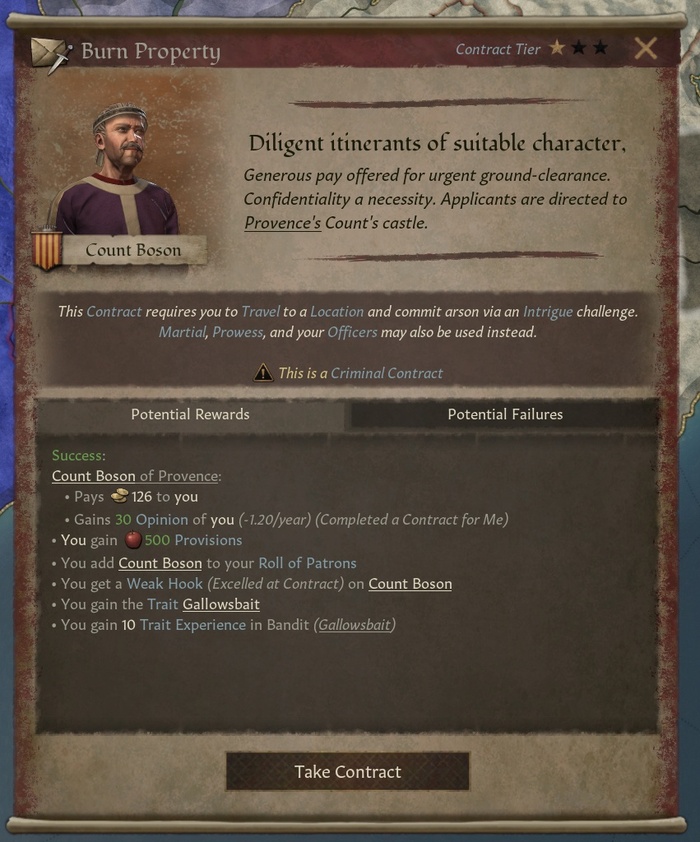 Преступные контракты зачастую приносят отличные деньги по отношению к прилагаемым усилиям.