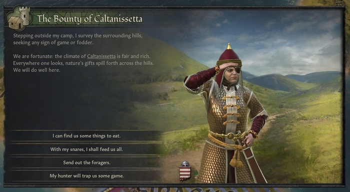 Даже без охоты в монарших угодьях искатели приключений смогут найти способы жить за счёт плодородной земли.