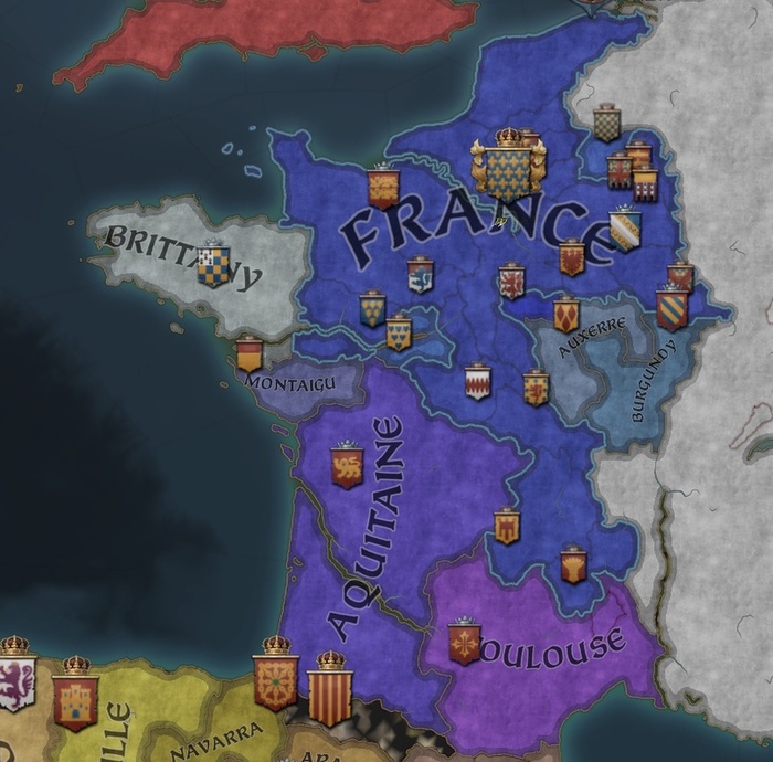 После успешных происков захвата державы, авантюрист (чей уровень перстижа равен минимум «Слава мирская») обнаружил, что крупные части державы откололись из-за его узурпации.