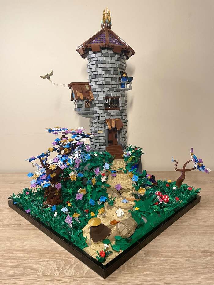 #MOCдня Tower MOC: Travels n Fantasy от BrickAskew - LEGO, Moc, Конструктор, Фэнтези, Длиннопост