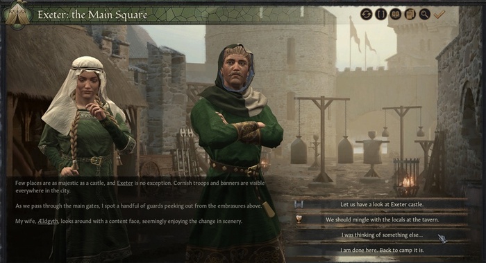 Авантюрист с женой любуются Эксетером.