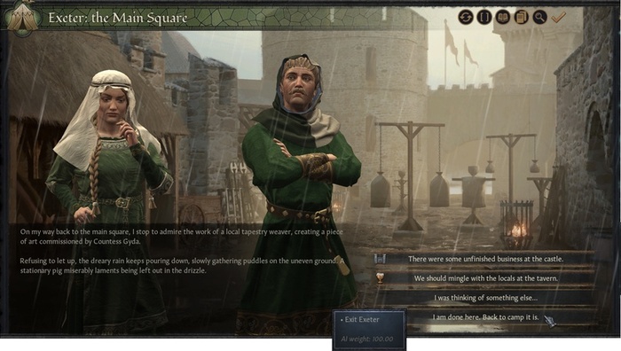 Не всё в городе нужно делать каждый раз, поэтому сделав свои дела можно уходить.