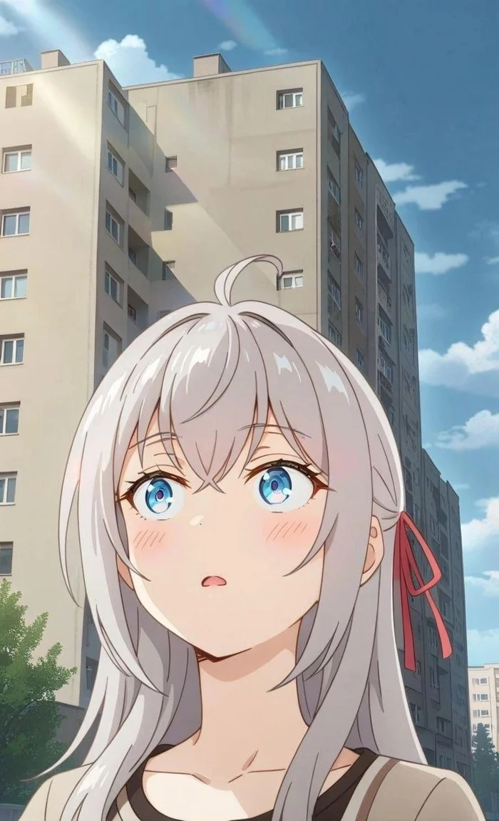 Омск согласны? - Аниме, Anime Art, Омск, Кот, Tokidoki Bosotto Russia-go de Dereru Tonari no Aly, Длиннопост, Roshidere
