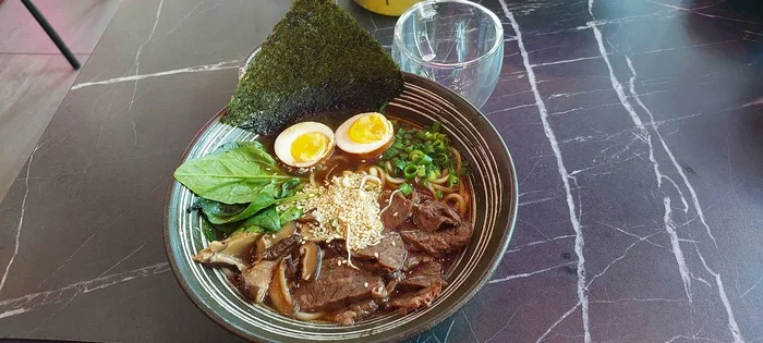 No one has the right to stop a man from posting his ramen and curry! - My, Ramen, Japan, Food, Curry, A restaurant, Japanese food, Foodphoto