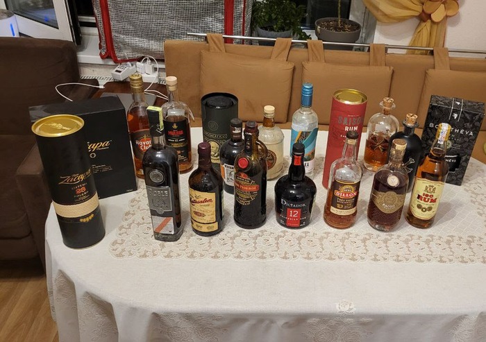 Всего 19 бутылок