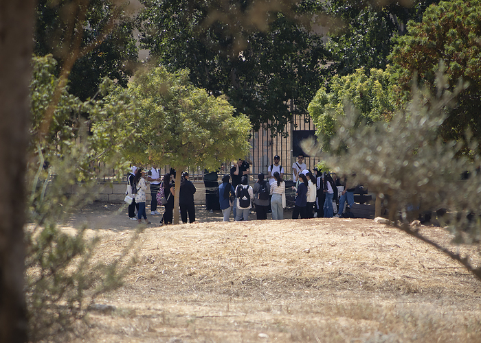 Сначала нам попадались только группы юннатов, в основном арабских. Приятно, что молодёжь интересуется природой родной земли.