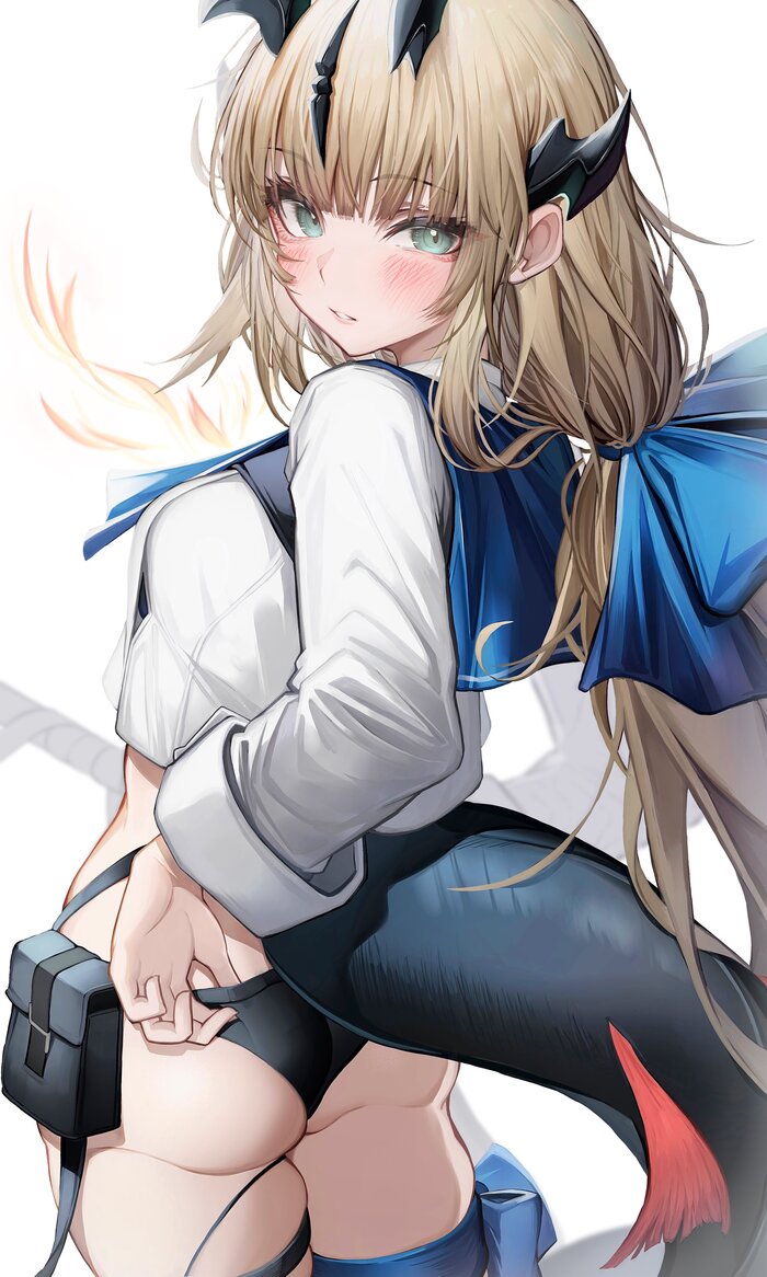 Reed Anime Art, , Reed (Arknights), Arknights, Tab head