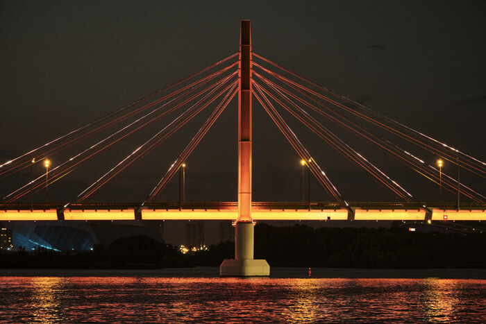 Мост Миллениум с другого ракурса. Казань