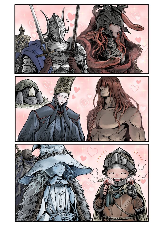 Комикс про Элден Ринг