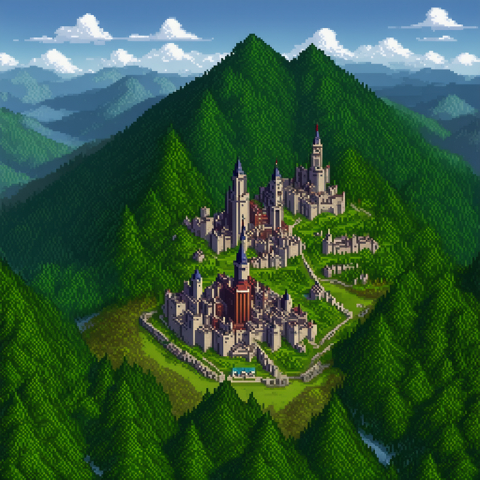 Pixel castle
