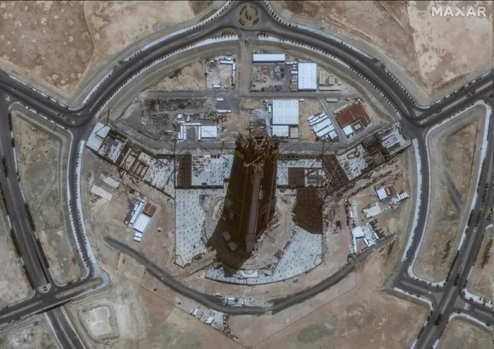 Satellite image shows what's happening at the construction site of the world's tallest building - Technologies, Space, Saudi Arabia, Building, Satellites, Skyscraper, Telegram (link)