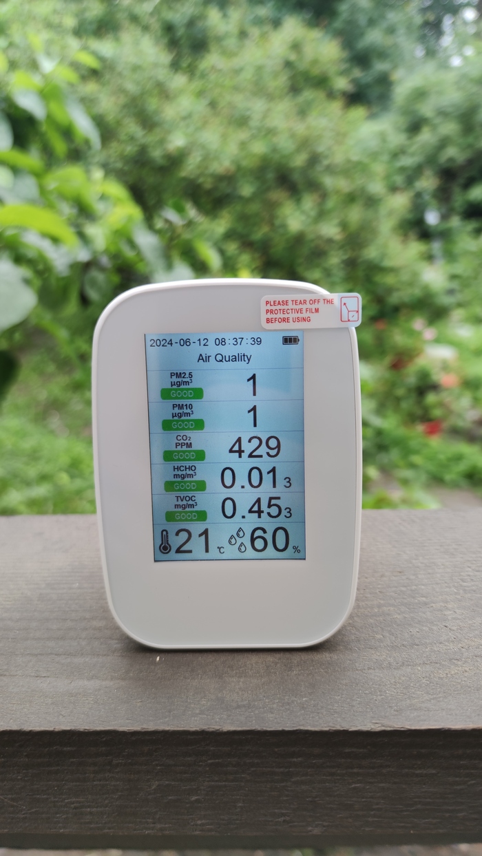 Воздух в саду