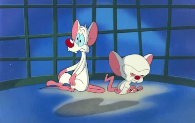 One is a genius... The other's insane. Pinky's Reflections - My, Pinky and Brain, Фанфик, Work, Taking over the world, Laboratory, Test, Mouse, Story, Animated series, Steven Spielberg, Longpost