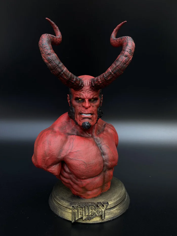 3D print - Моё, 3D печать, Супергерои, Marvel, Хеллбой, Длиннопост
