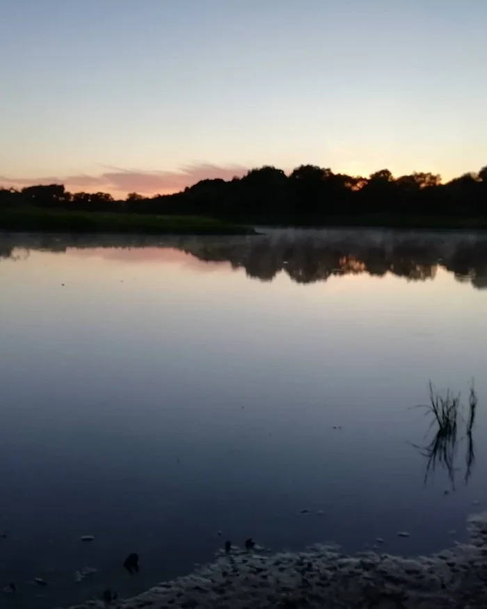 Beautiful, albeit cloudy - My, The photo, Mobile photography, Nature, beauty, Pond, Evening, View, Beautiful view