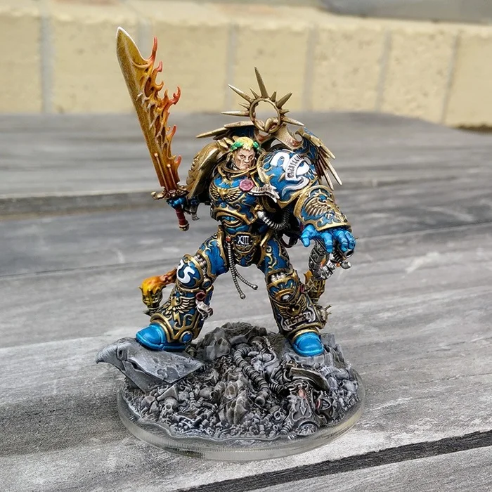 3D print of Ultramarines Primarch Roboute Guilliman Warhammer 4000 K - My, Warhammer 40k, Warhammer, Space Marine, Ultramarines, 3D печать, Longpost