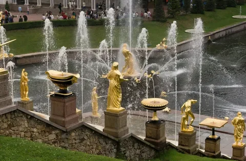 Fountains and cascades of Peterhof - My, Peterhof, sights, Architecture, Fountain, Peter I, Museum, History, Longpost