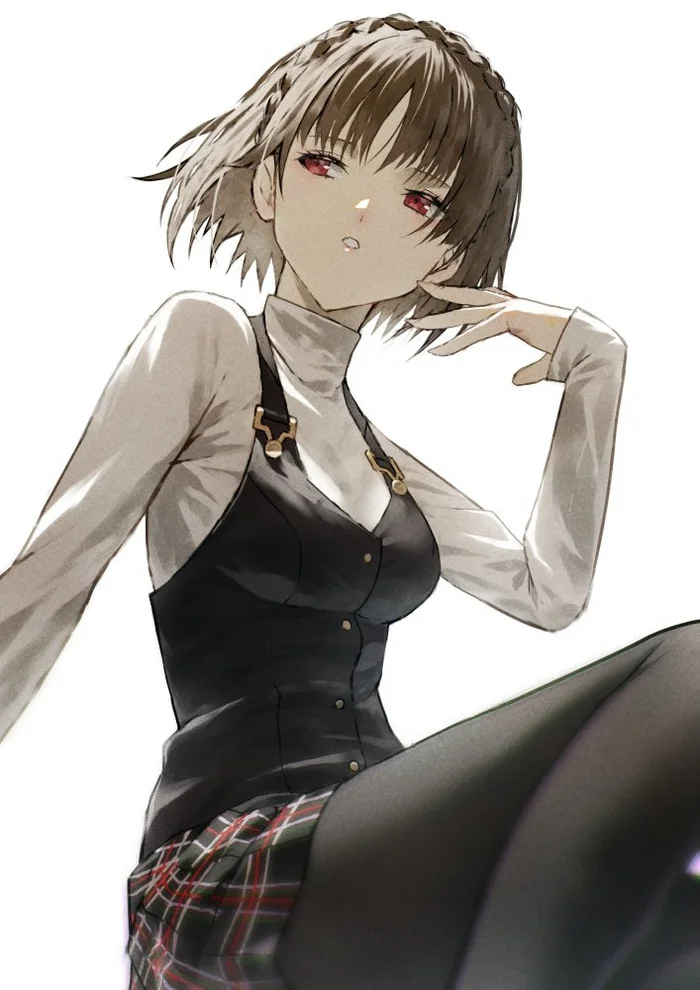 Makoto - Anime art, Anime, Games, Persona 5, Persona, Niijima Makoto