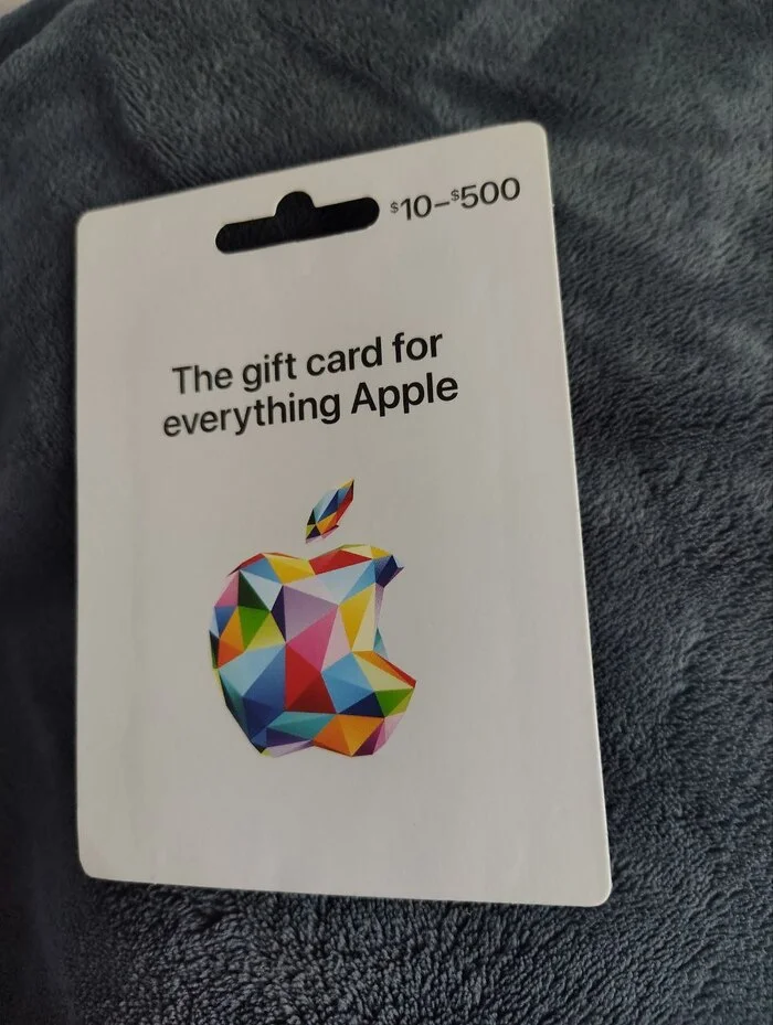 Where can I use this gift card? - Images, Apple, iPhone, Card game, Longpost