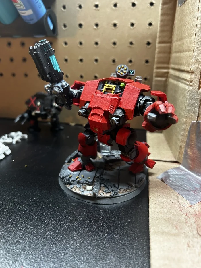 3D printing Warhammer 40,000 Dreadnoughts - My, Dreadnought, Modeling, 3D печать, 3D, Warhammer 40k, Space Marine, Longpost