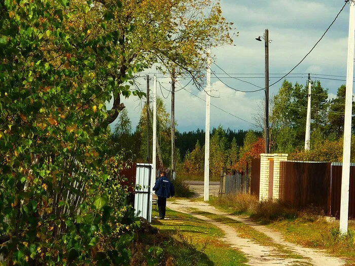 On a village street - My, The photo, Walk, Landscape, Nature, Village