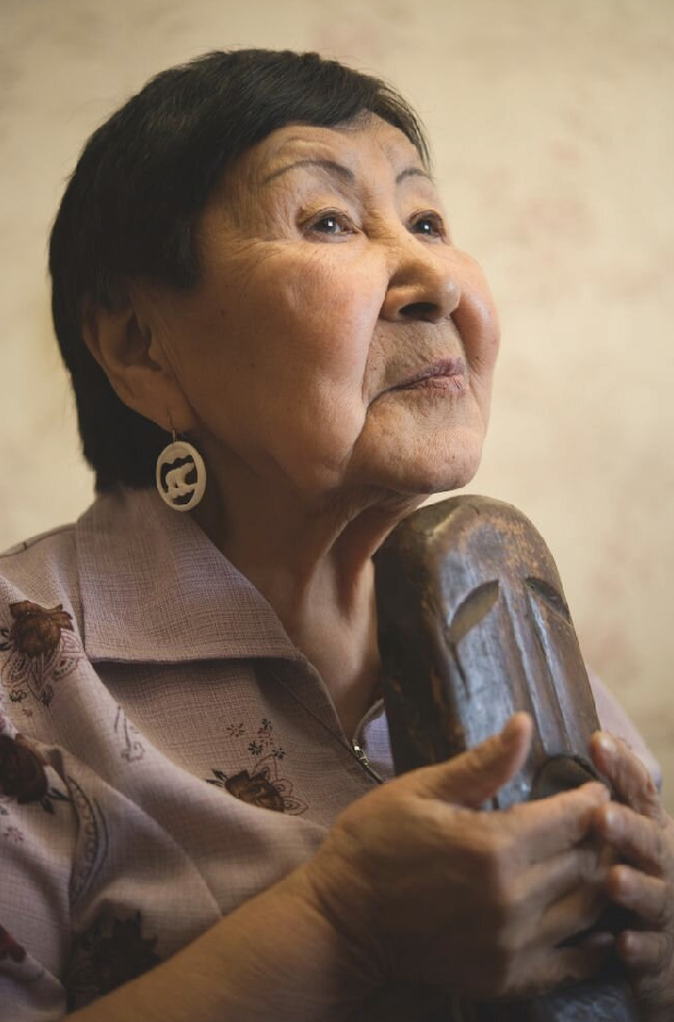 A Chukotka pensioner keeps an ancient idol in the back of her apartment. - A life, Travels, Chukotka, Telegram (link), Longpost