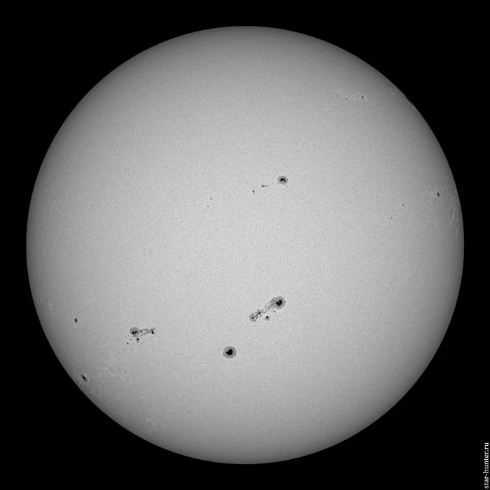 Sun, August 21, 2024, 09:47 - My, The sun, Astrophoto, Astronomy, Space, Starhunter, Anapa, Anapadvor