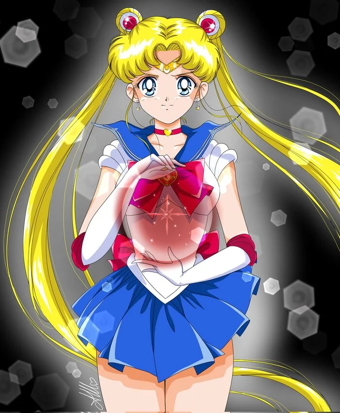 Sailor Moon holds the Soul Seed! - Sailor Moon, Art, Anime, Anime art