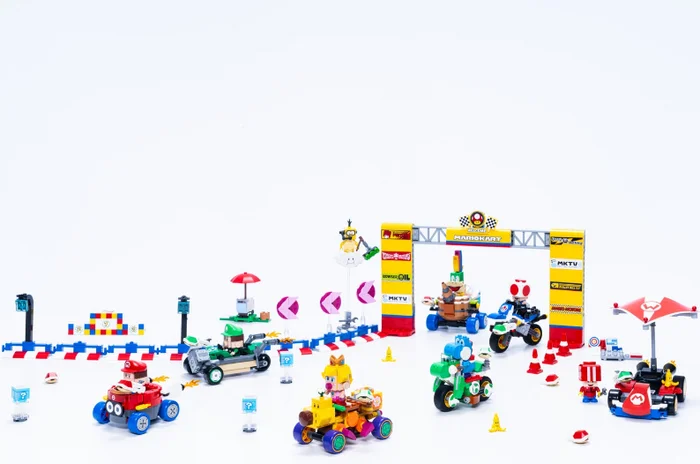 LEGO представила, как будут выглядеть наборы линейки Mario Kart - Новости игрового мира, LEGO, Конструктор, Марио, Mario Kart, Длиннопост