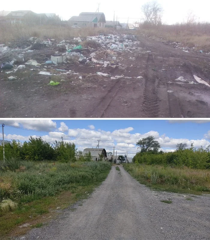 Было Стало - Моё, Мусор, Уборка, Чистомэн, Копейск, Длиннопост, Было-Стало, Фотография