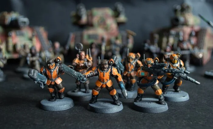 Scions (Warhammer 40K) - My, Warhammer 40k, Painting, Painting miniatures, Modeling, Miniature