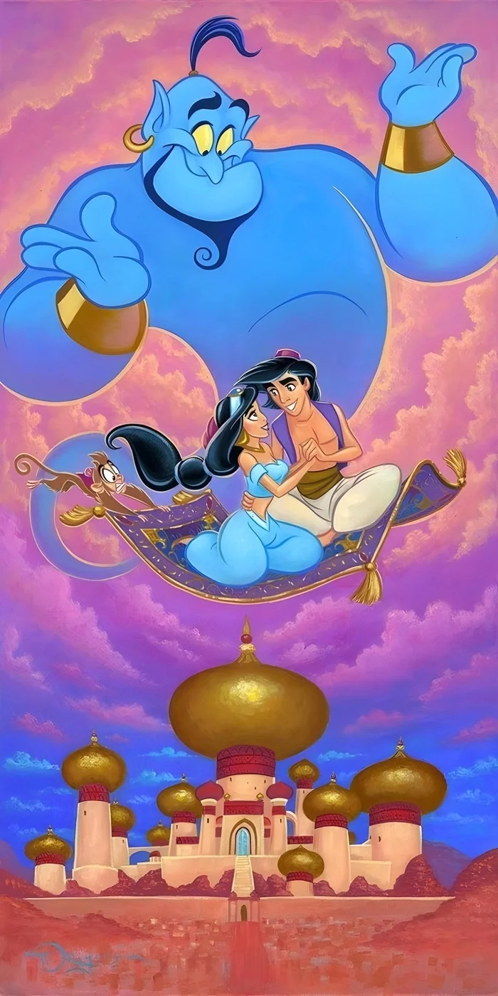 Aladdin (1992) - Aladdin, Walt disney company, Cartoons, Childhood of the 90s, Nostalgia, Longpost