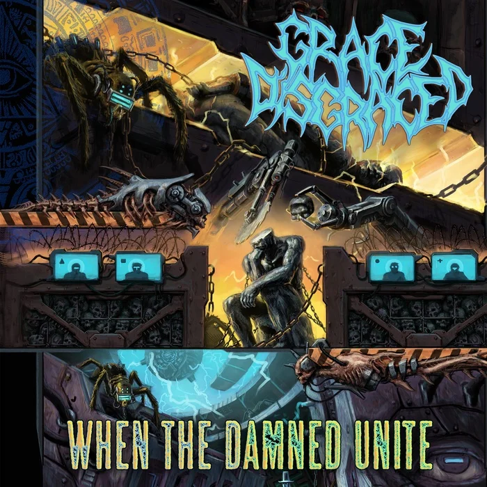 Artwork for the single from the band's upcoming album GRACE DISGRACED - My, Registration, Single, Cover, Metal, Heavy metal, Death metal, Cyberpunk, Alexeyvirus