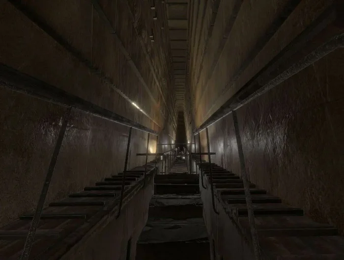 Virtual journey inside the Cheops pyramid. What does it look like inside - My, History (science), Ancient Egypt, Pyramid of Cheops, Informative, Video, Soundless, Longpost, Series Virtual Travel