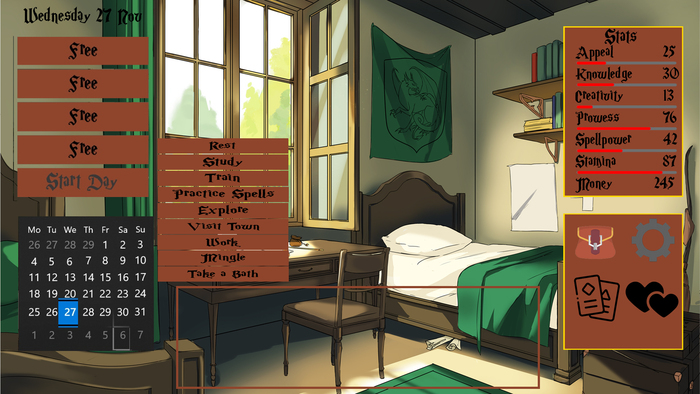 Если вы увидели много коричневого, то это потому, что по задумке автора всё должно выглядеть, как будто оно вырезано из дерева.