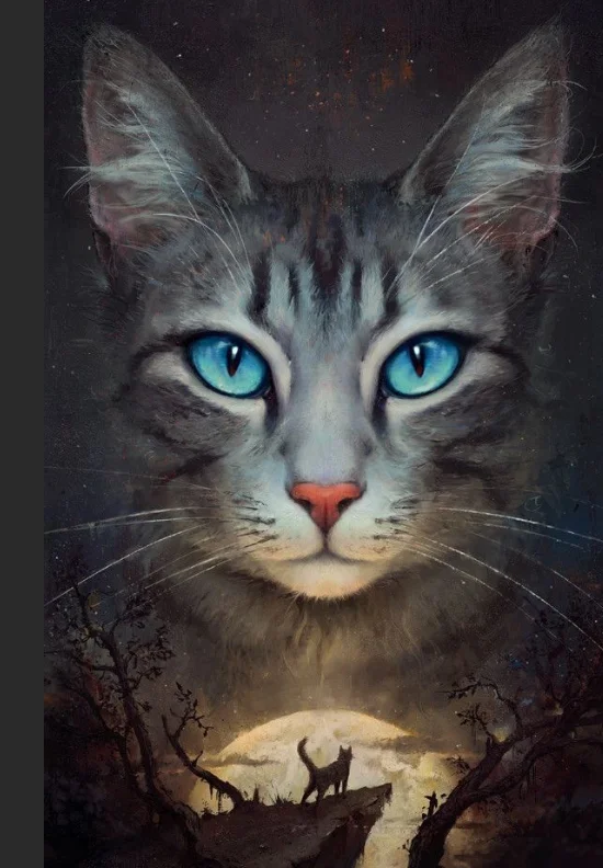 Full moon night - My, Author's story, Story, cat, Adventures, Pets, Friend, Kindness, Longpost